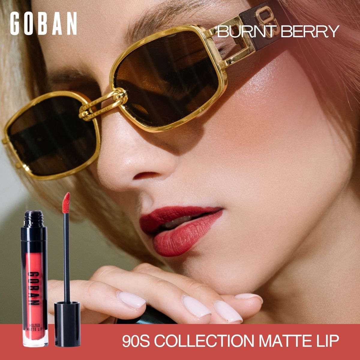 Melted Matte Lip 90S Collection (BURNT BERRY)