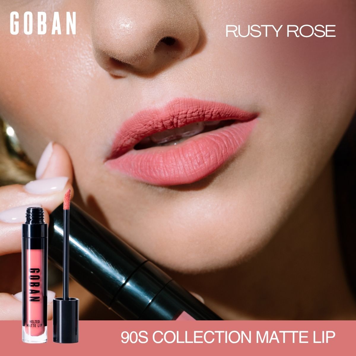 Melted Matte Lip 90S Collection (RUSTY ROSE)