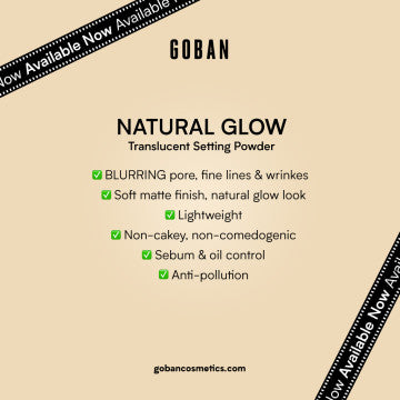 GOBAN Translucent Setting Powder in Natural Glow